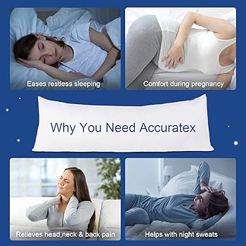 Amazon.com: ACCURATEX Full Body Pillow for Adults - Hybrid